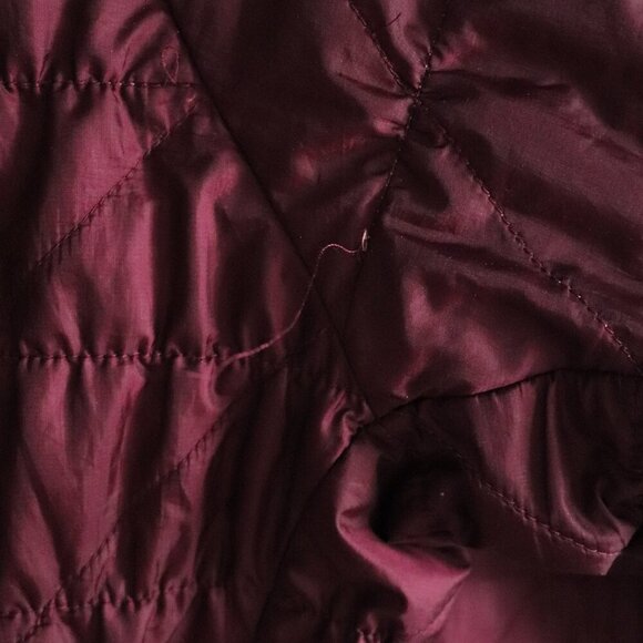 MEC Women's Sz XS Pink Uplink Quilted Packable Hooded Full Zip Activewear Jacket - Picture 12 of 16